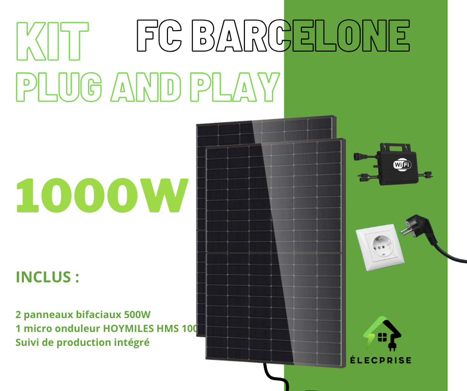 kit plug and play 1000w FC Barcelone
